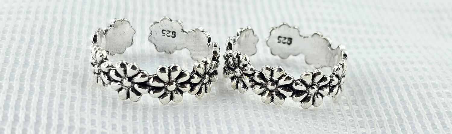 92.50 Silver Toe Ring 636