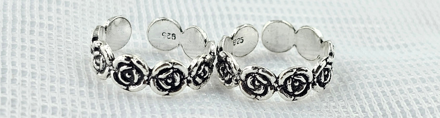 92.50 Silver Toe Ring 638