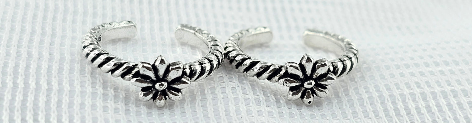 92.50 Silver Toe Ring 628