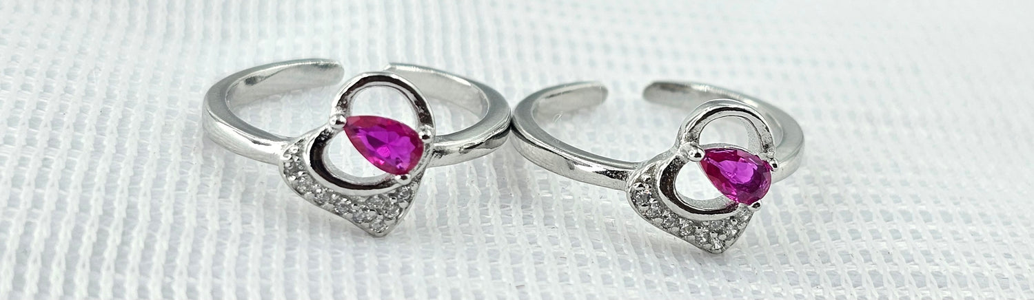 92.50 Silver Toe Ring 689