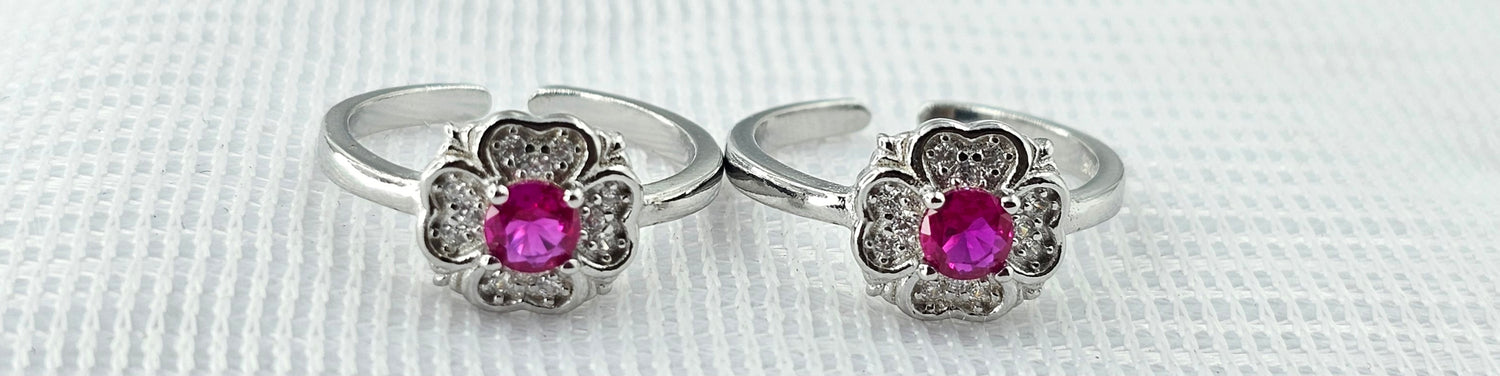 92.50 Silver Toe Ring 687