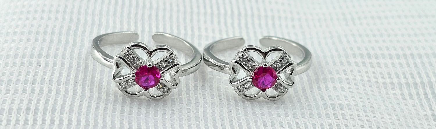 92.50 Silver Toe Ring 658