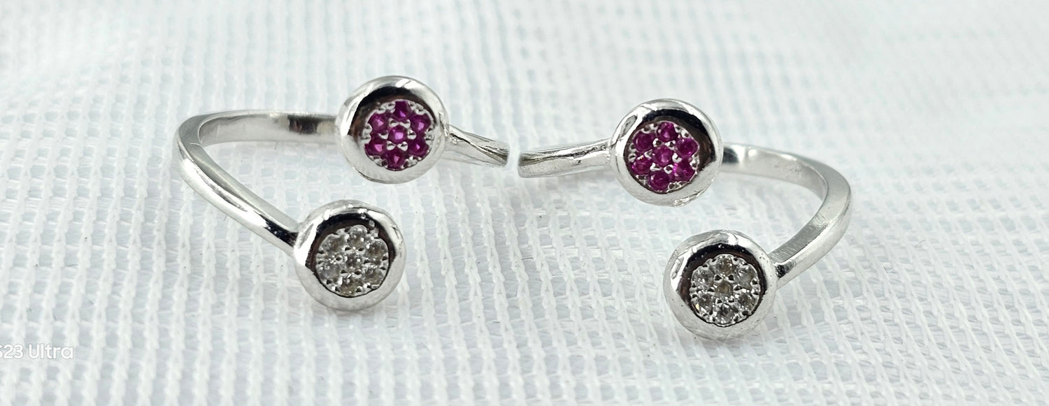 92.50 Silver Toe Ring 673