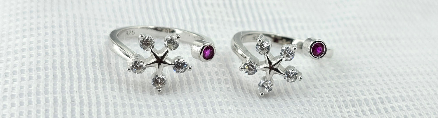 92.50 Silver Toe Ring 678