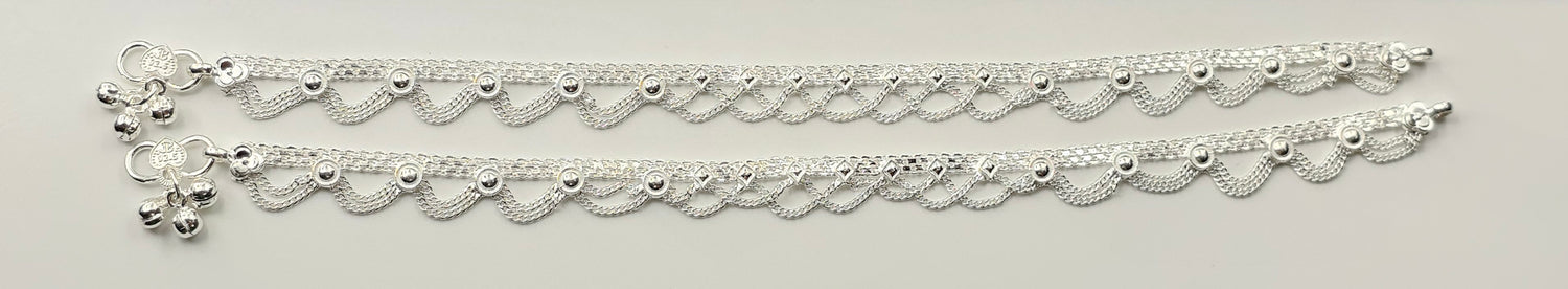 92.50 Silver Anklet 426