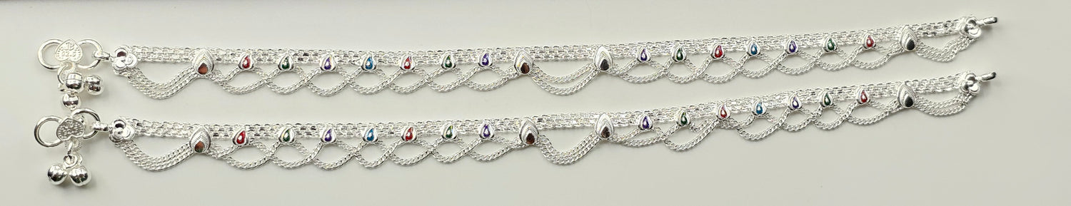 92.50 Silver Anklet 427