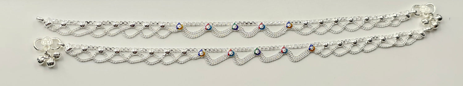 92.50 Silver Anklet 428