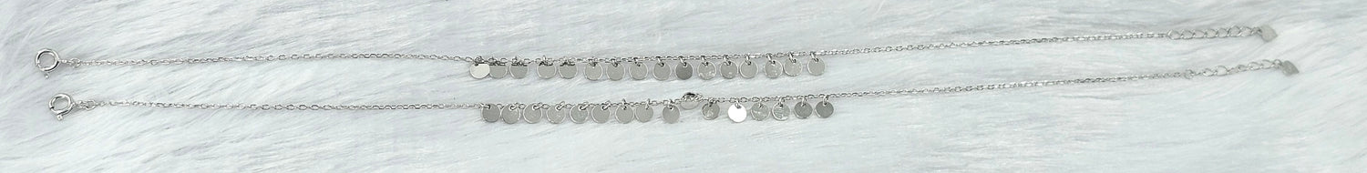 92.50 Gold Plated Silver Anklet 419