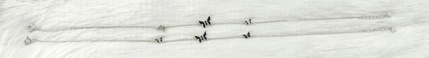 92.50 Gold Plated Silver Anklet 418