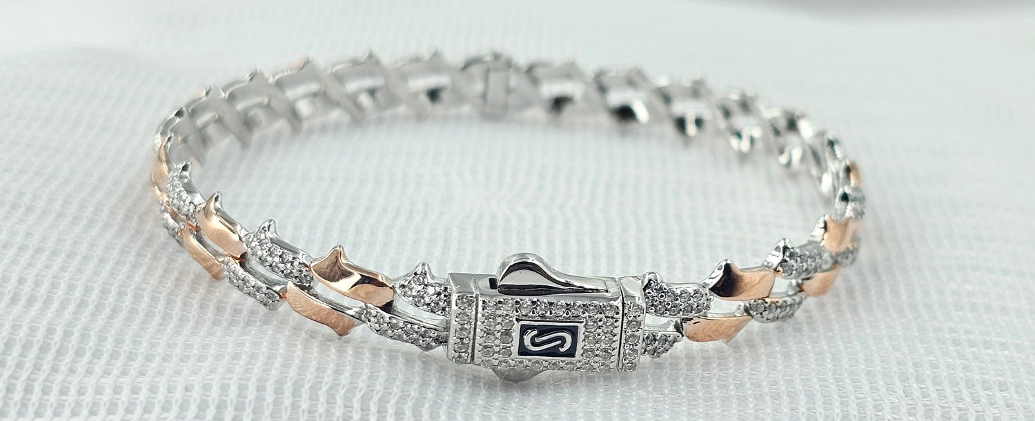 92.50 Silver Ladies Bracele 154
