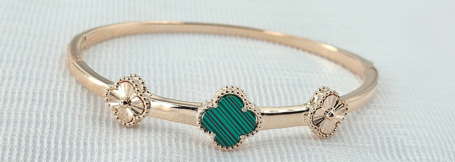 92.50 Silver Rose Gold Plated Bracelet 173