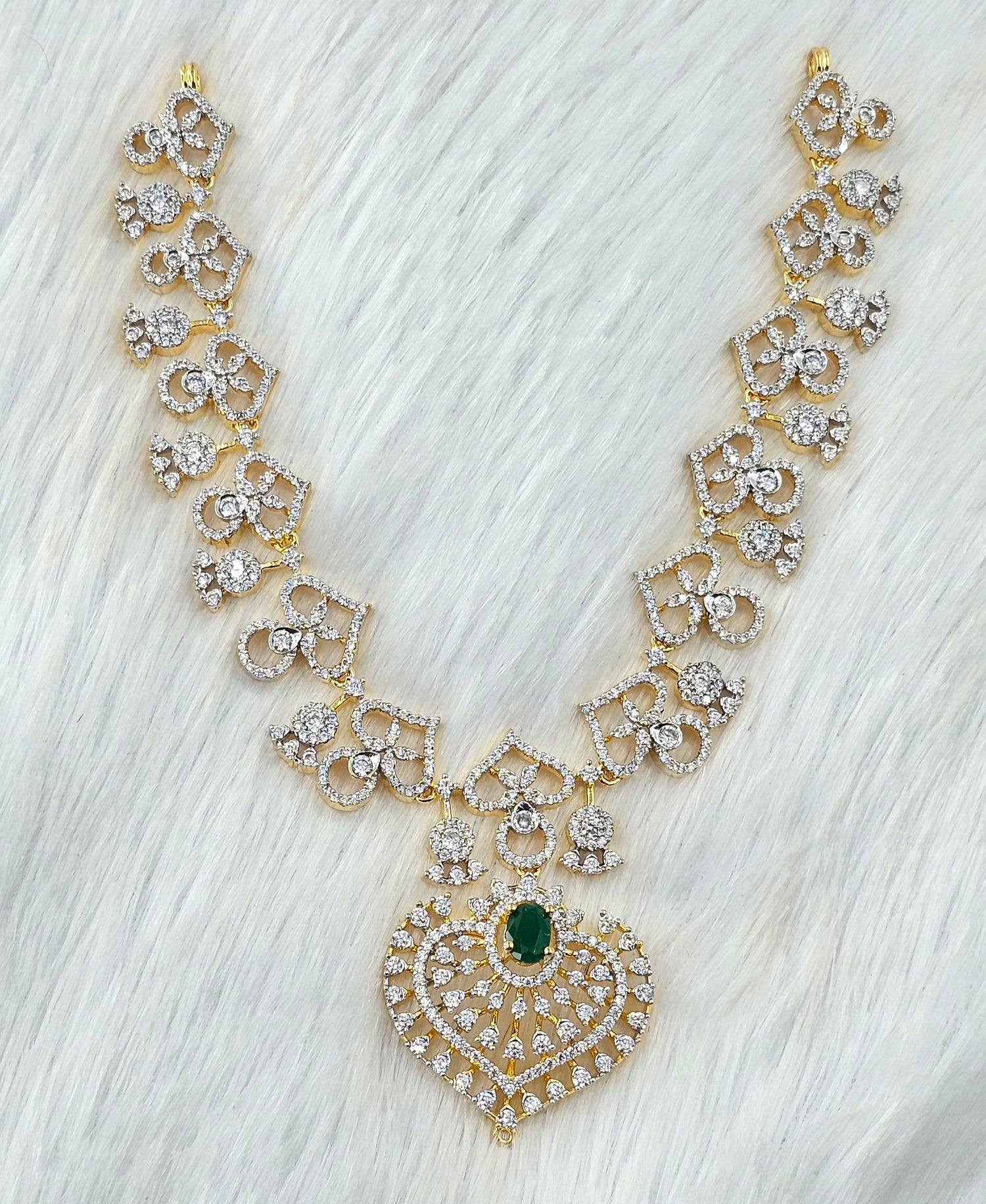 92.50 Silver Gold Plated Necklace 280