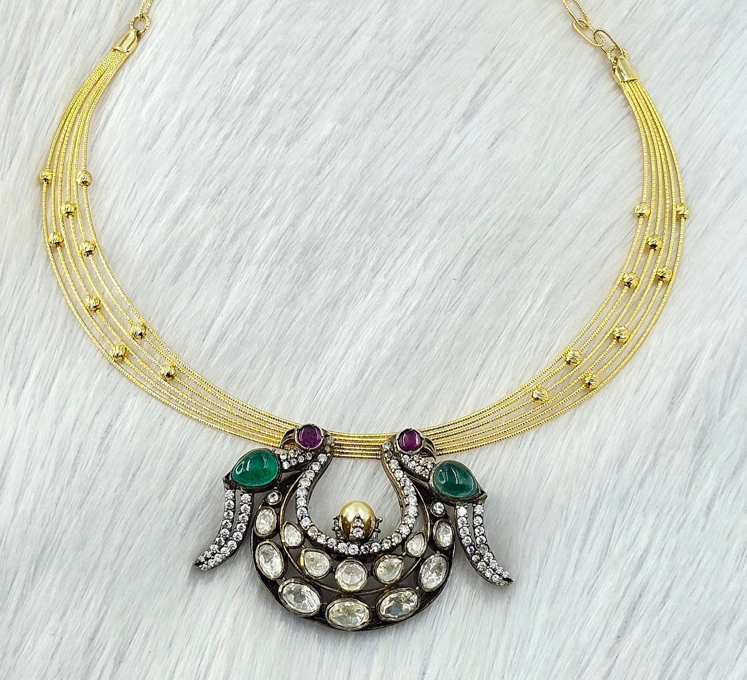92.50 Gold Plated Silver Necklace 263
