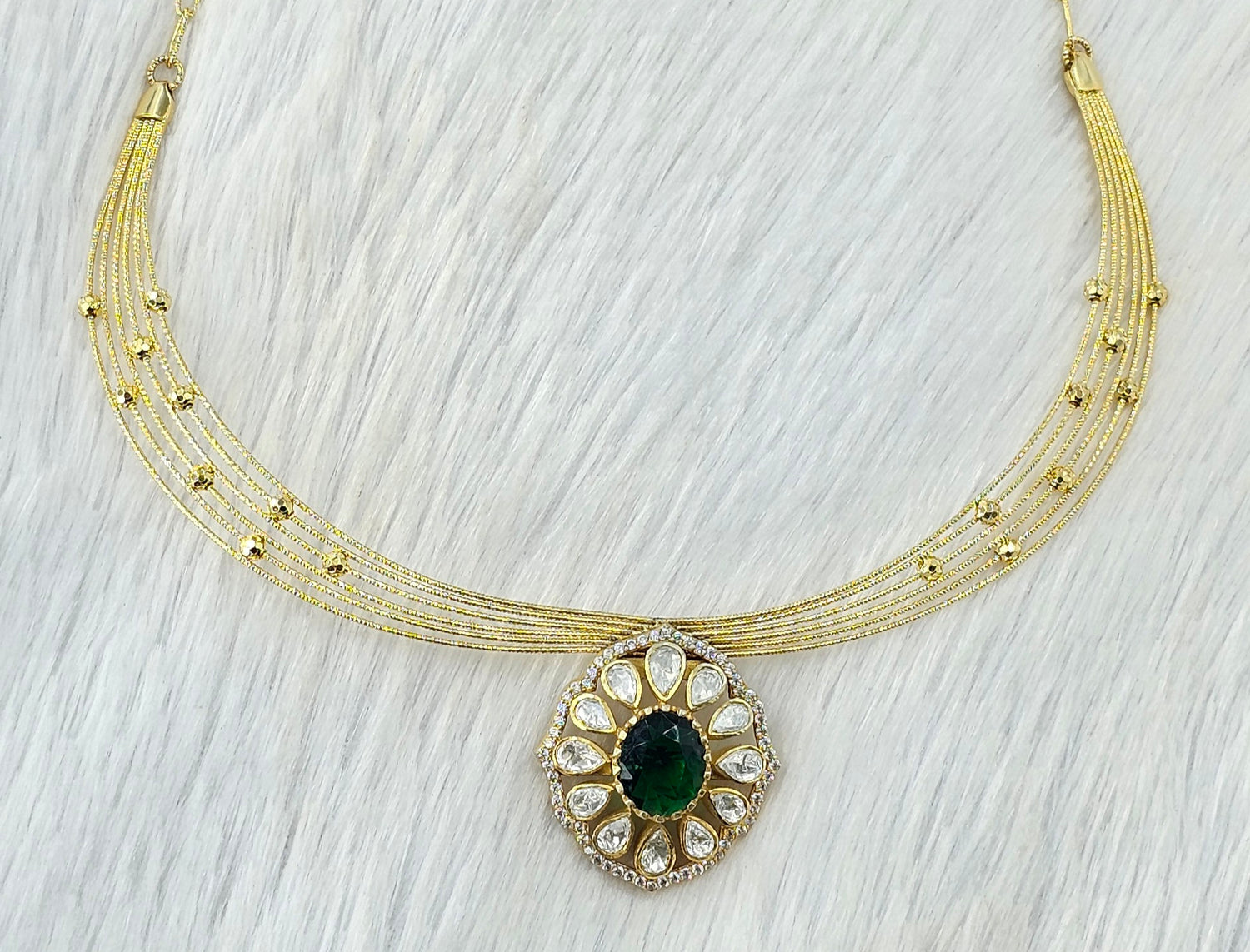 92.50 Gold Plated Silver Necklace 265