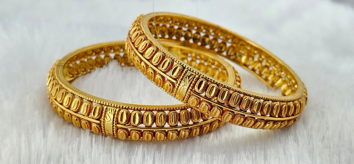 92.50 Silver Gold Plated Bangle 131