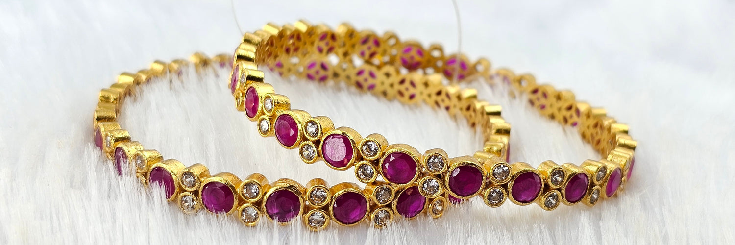 92.50 Silver Gold Plated Bangle 132