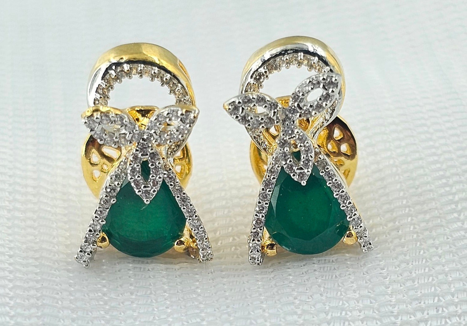 92.50 Silver Gold Plated Earring 120