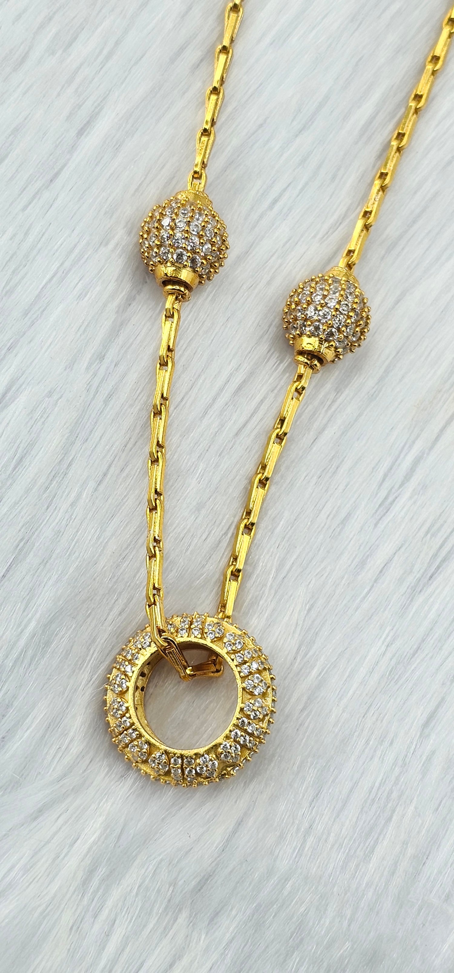 92.50 Silver Gold Plated Chain 5