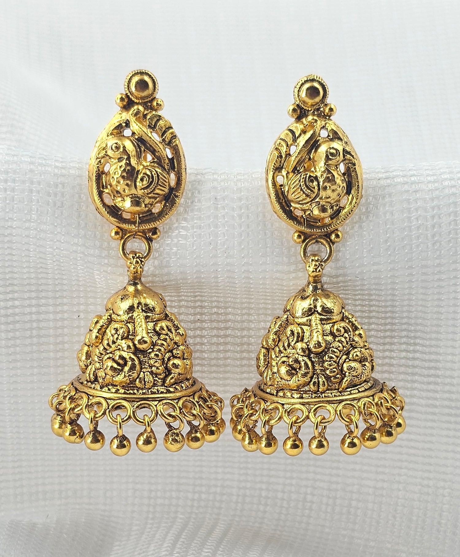 92.50 Gold Plated Silver Earring 92