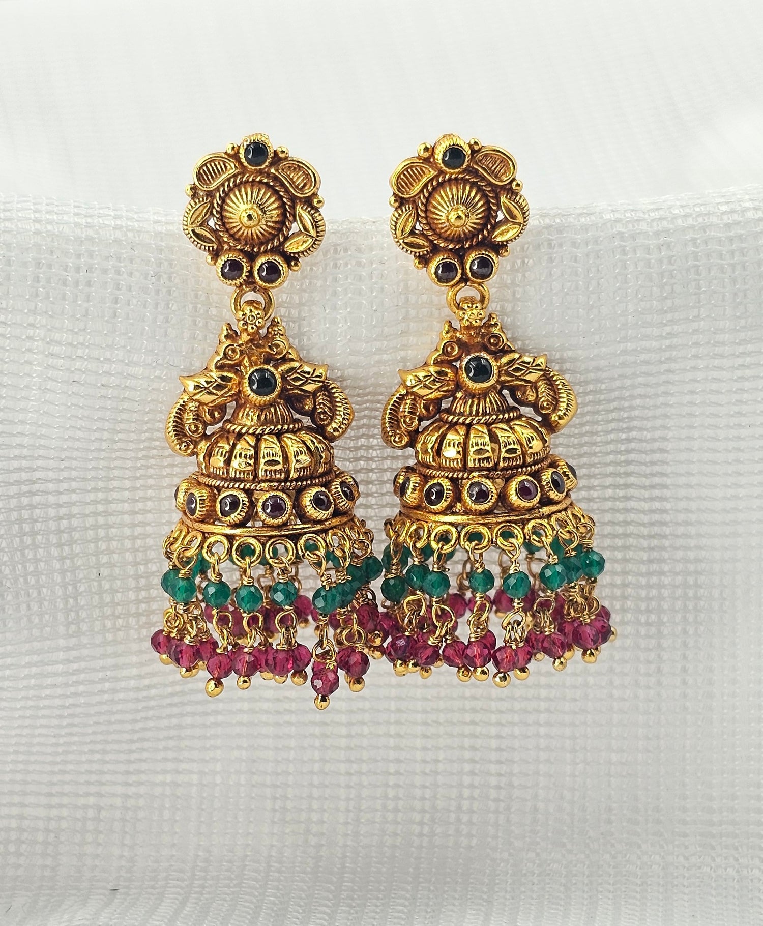 92.50 Gold Plated Silver Earring 76