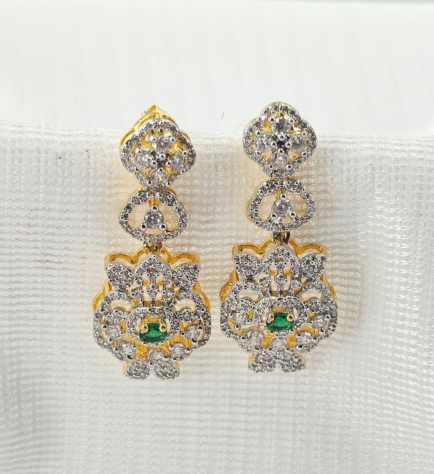 92.50 Gold Plated Silver Earring 65