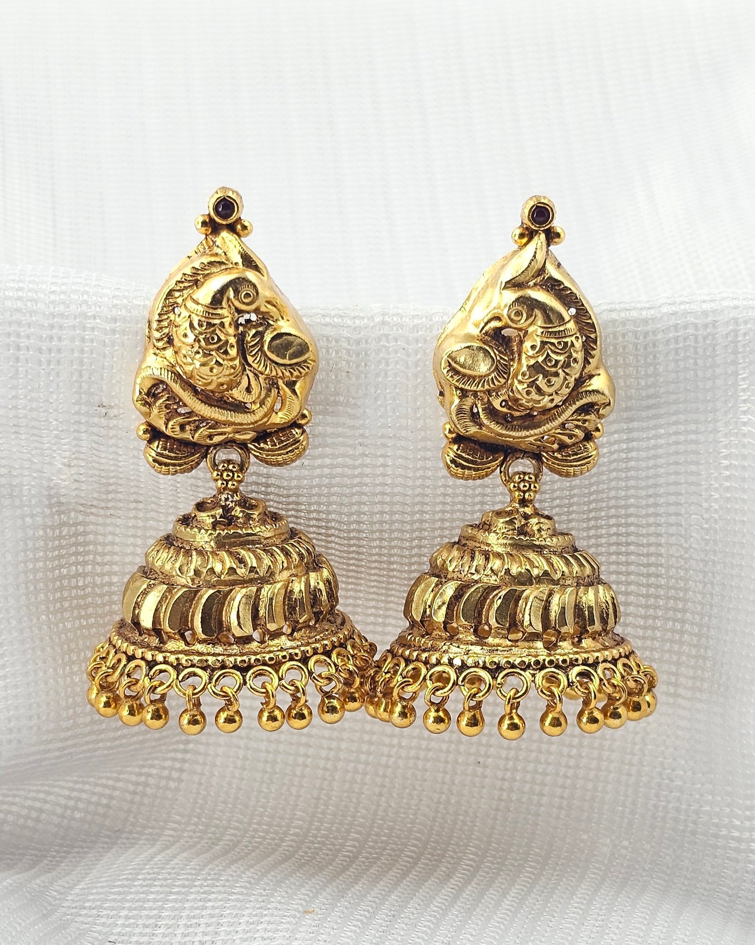 92.50 Gold Plated Silver Earring 62