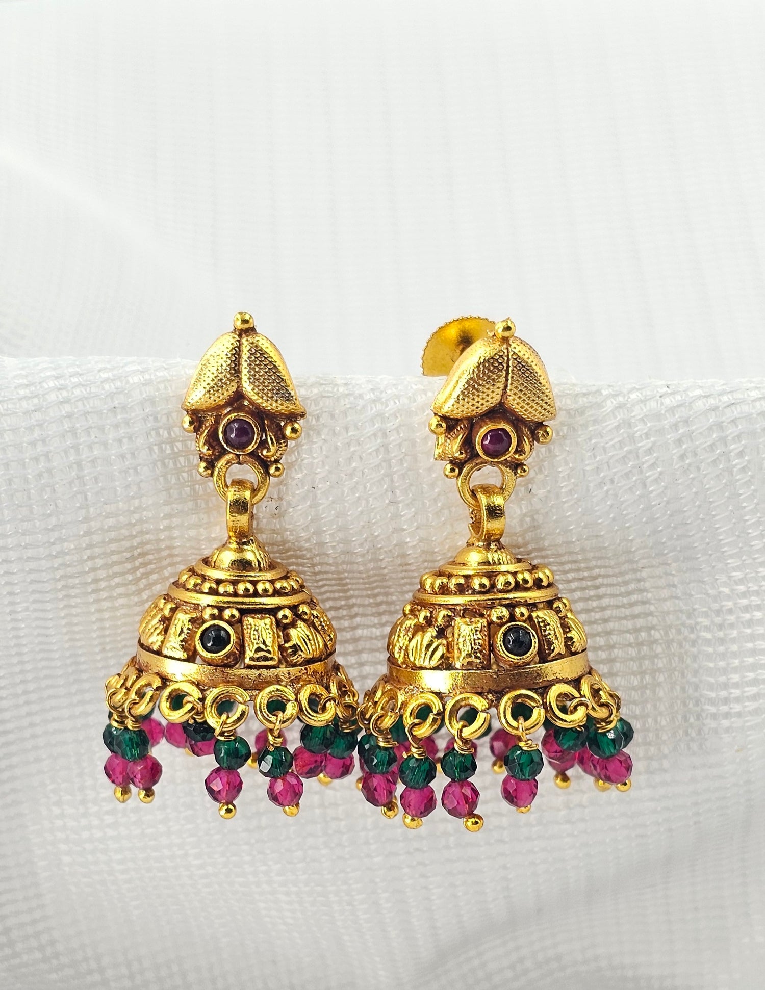 92.50 Gold Plated Silver Earring 63