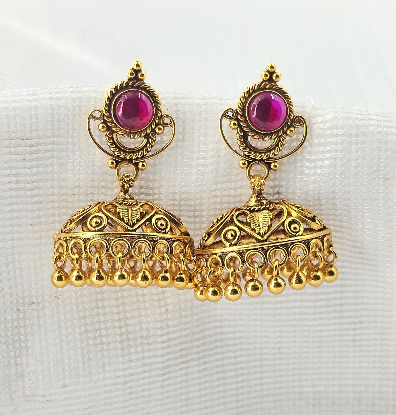 92.50 Gold Plated Silver Earring 87