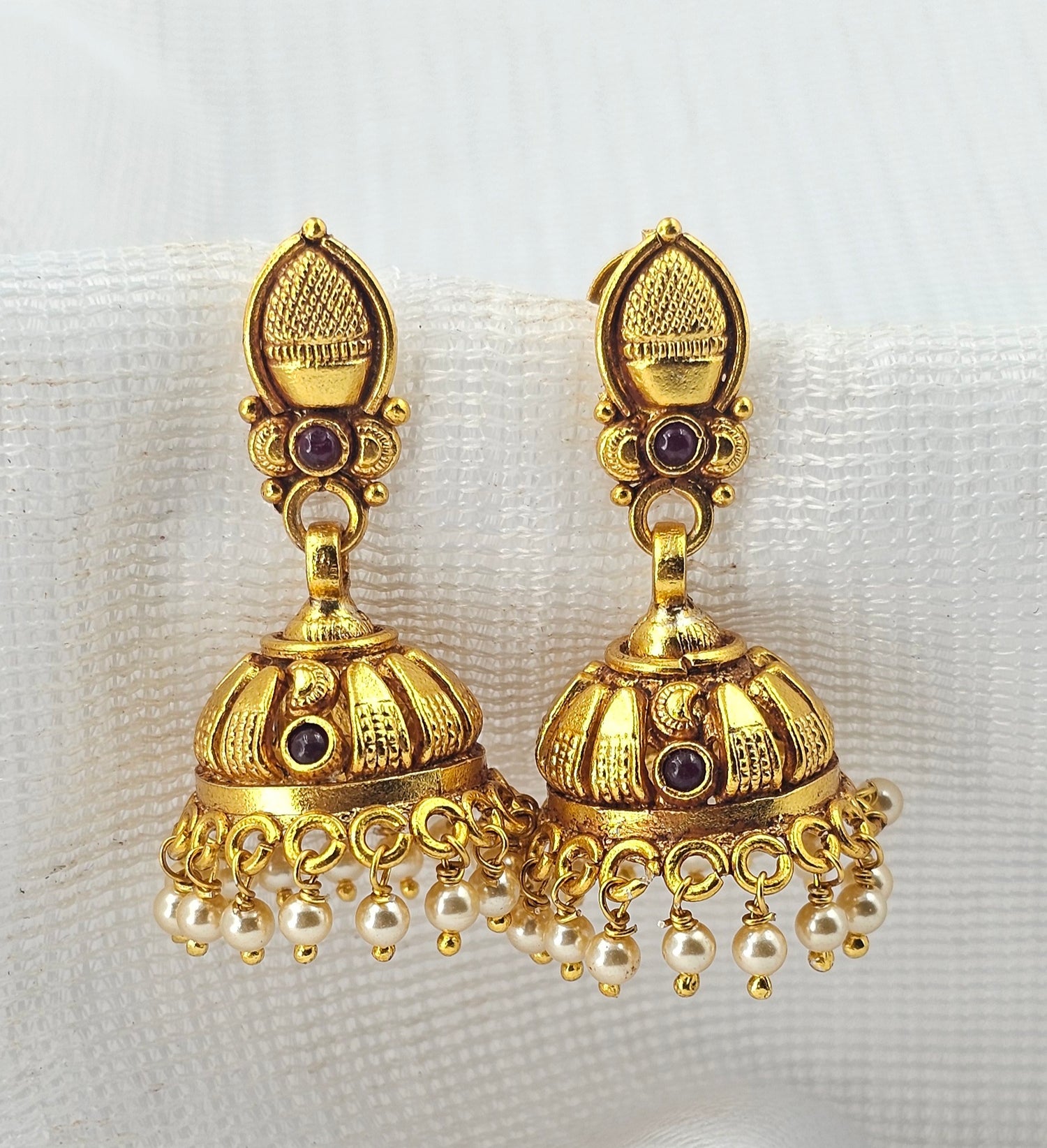 92.50 Gold Plated Silver Earring 43