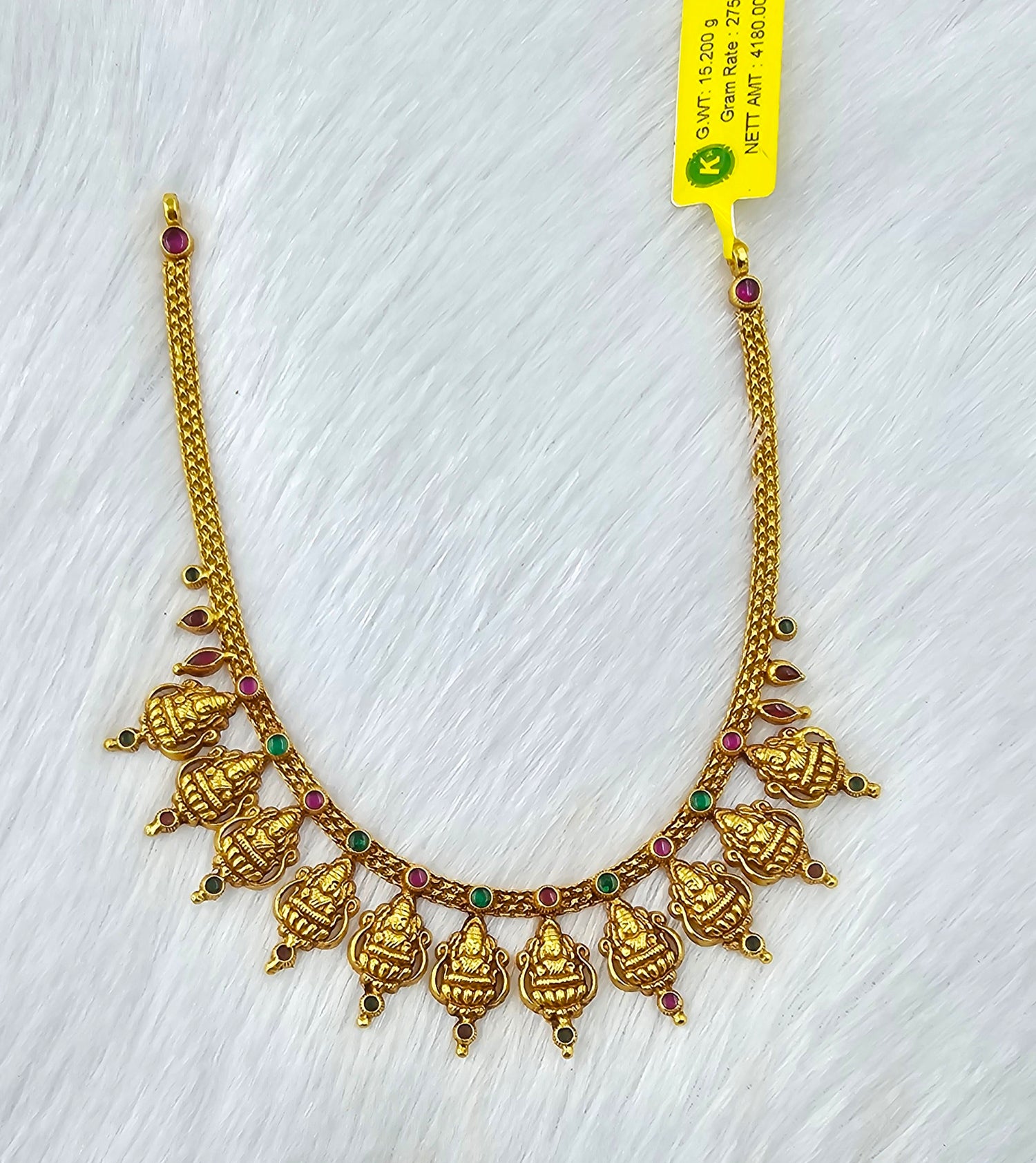 92.50 Gold Plated Silver Necklace 300