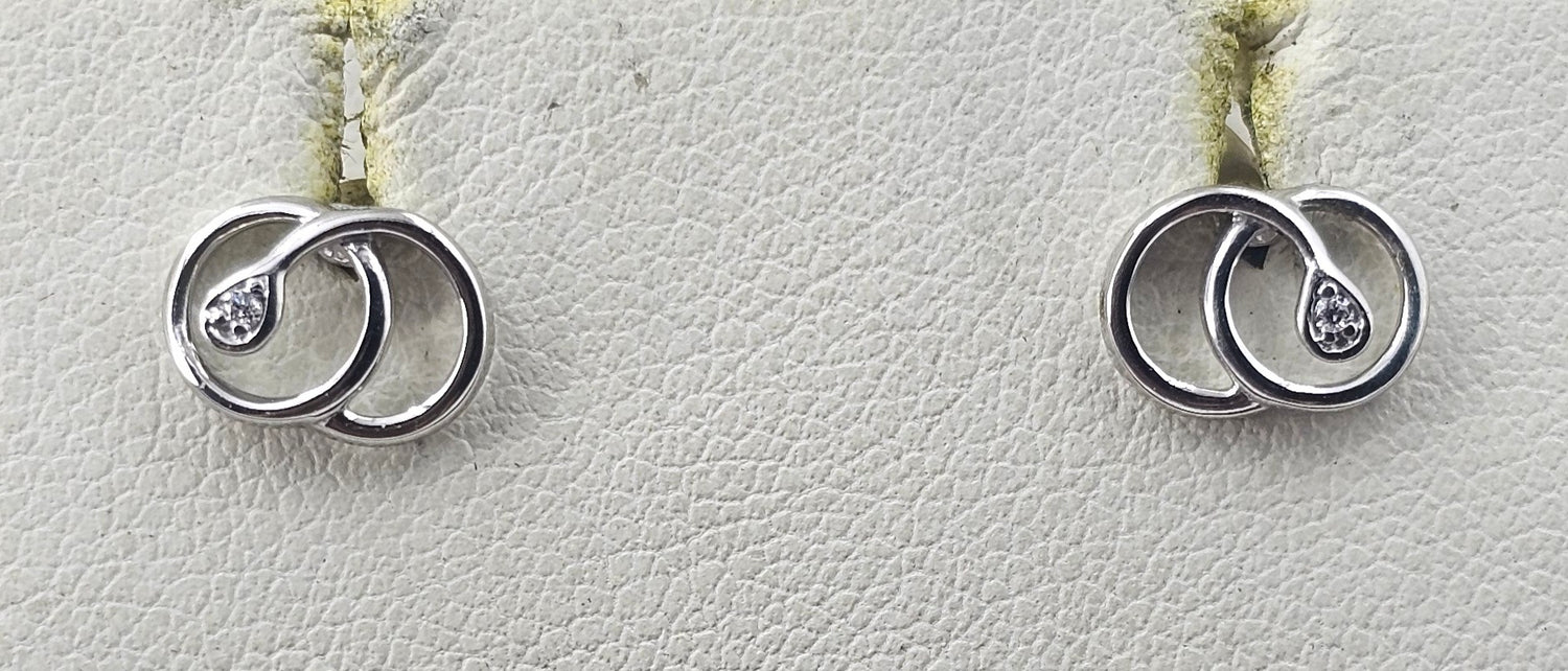 Kisna Diamond Platinum Earrings 10