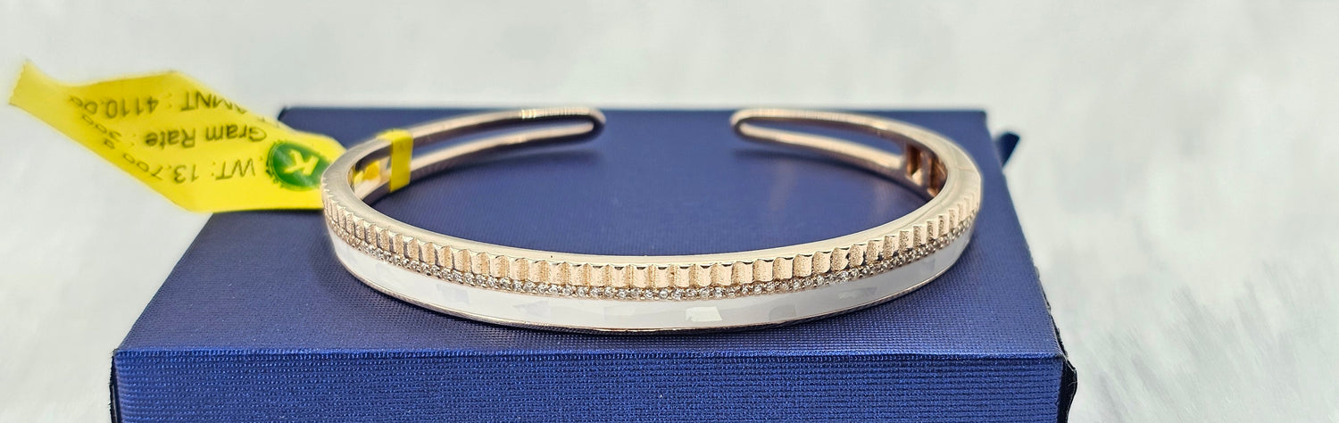 92.50 Silver Rose Gold Plated Bracelet  3