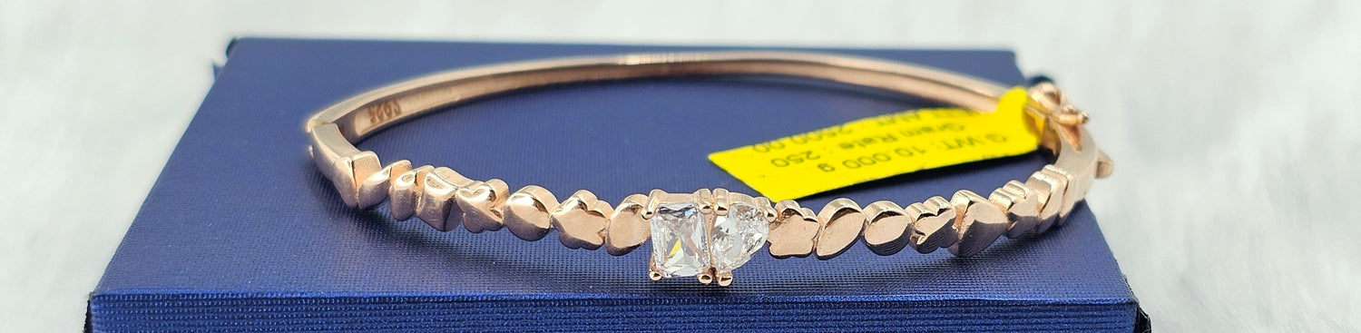 92.50 Silver Rose Gold Plated Bracelet  4
