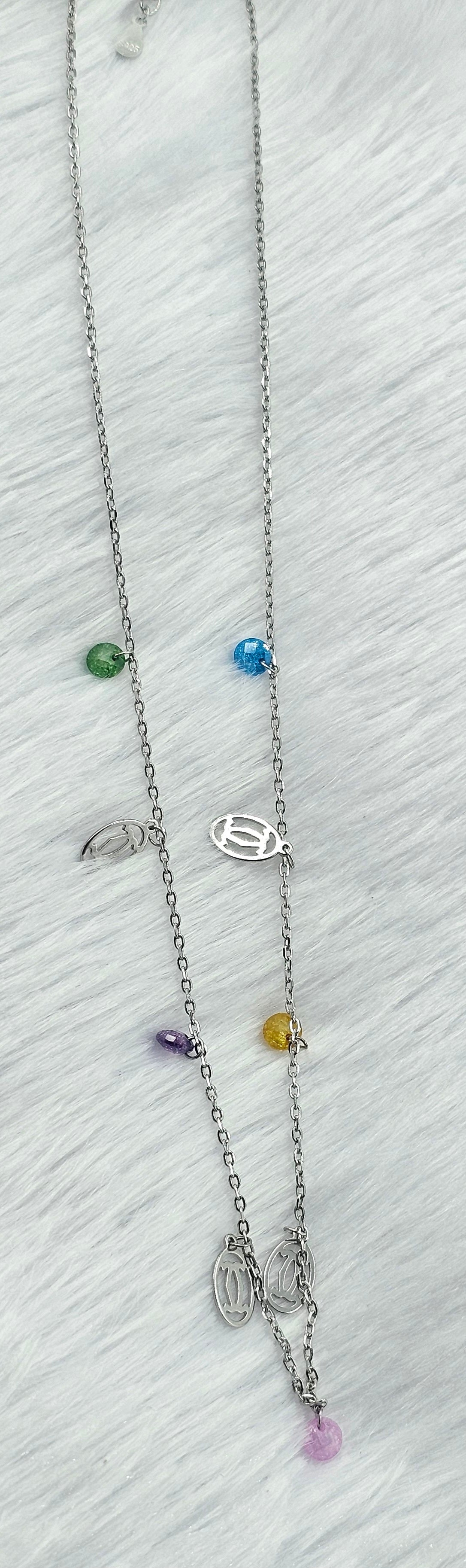 92.50 Silver Chain Pendent Set 144