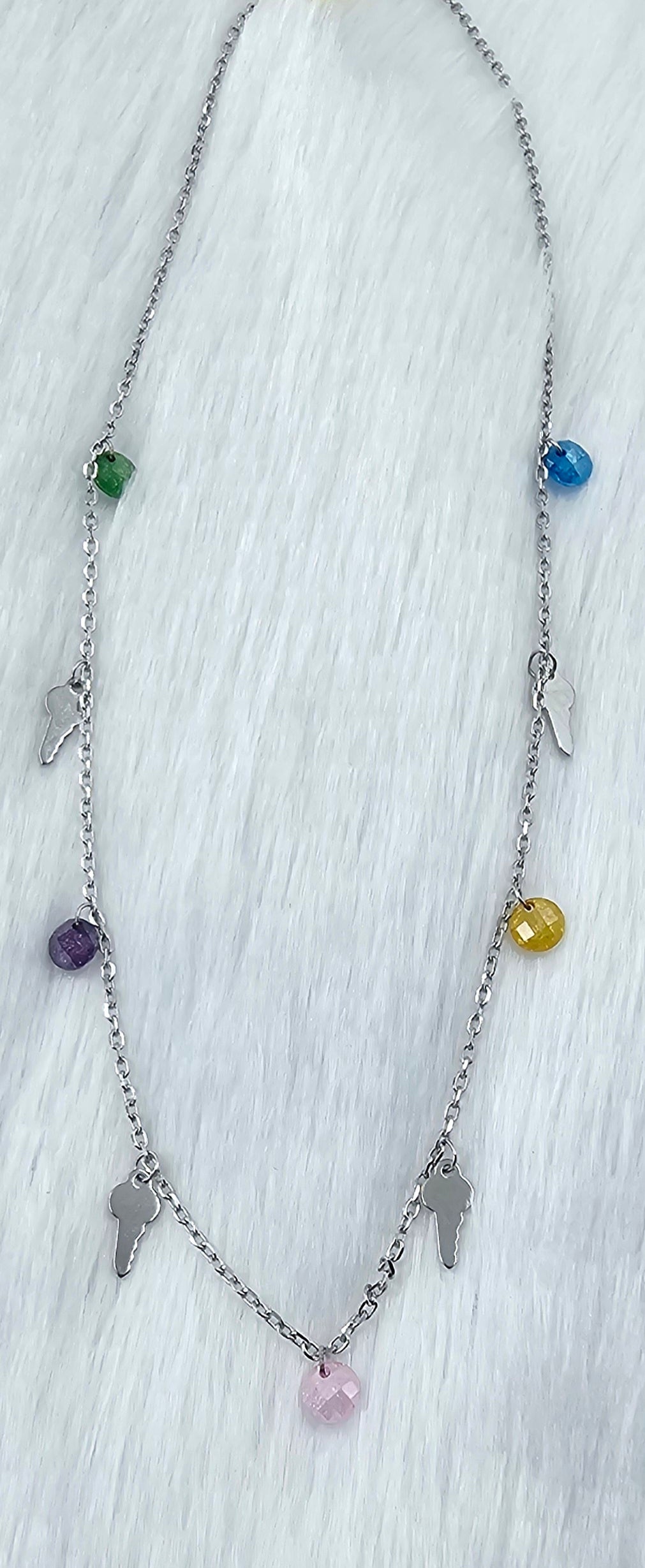 92.50 Silver Chain Pendent Set 164