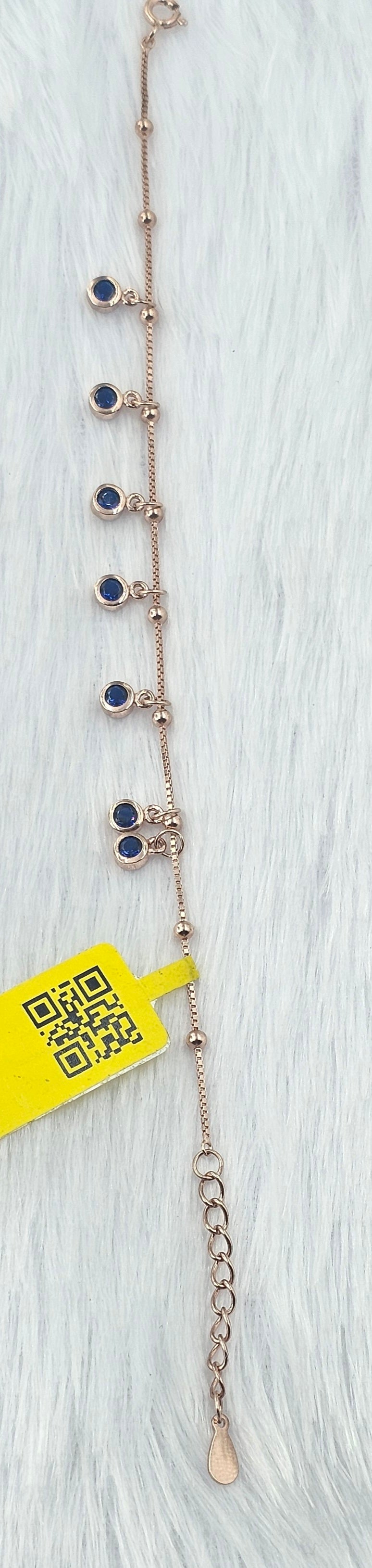 92.50 Rose Gold Plated Silver Bracelet  26