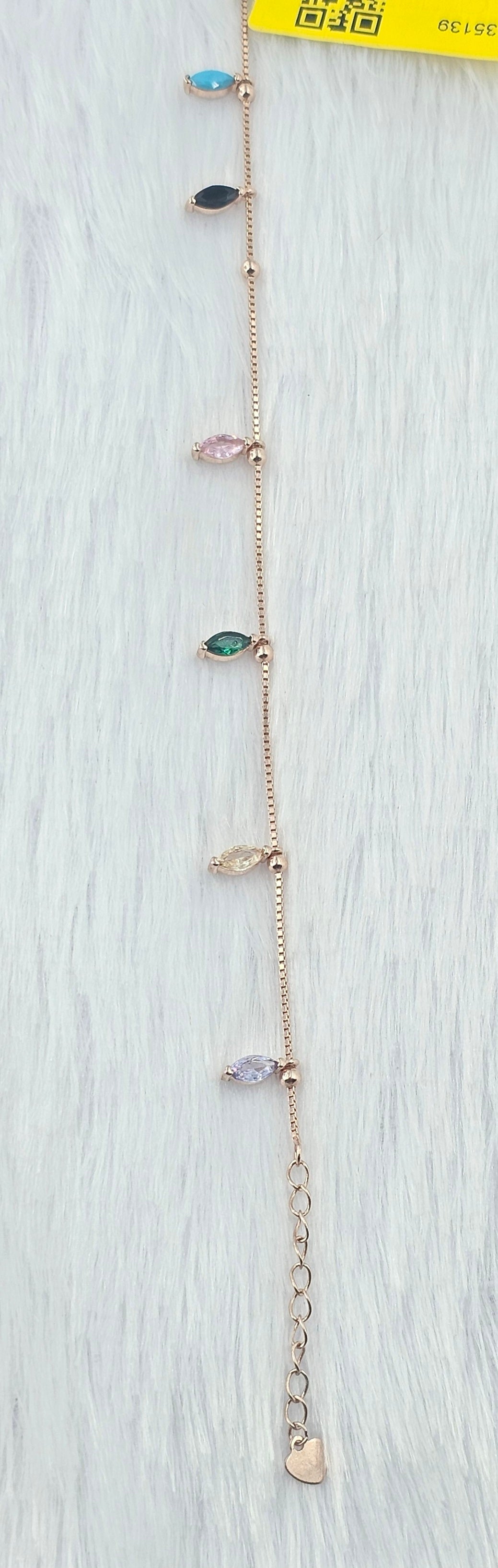 92.50 Rose Gold Plated Silver Bracelet  33