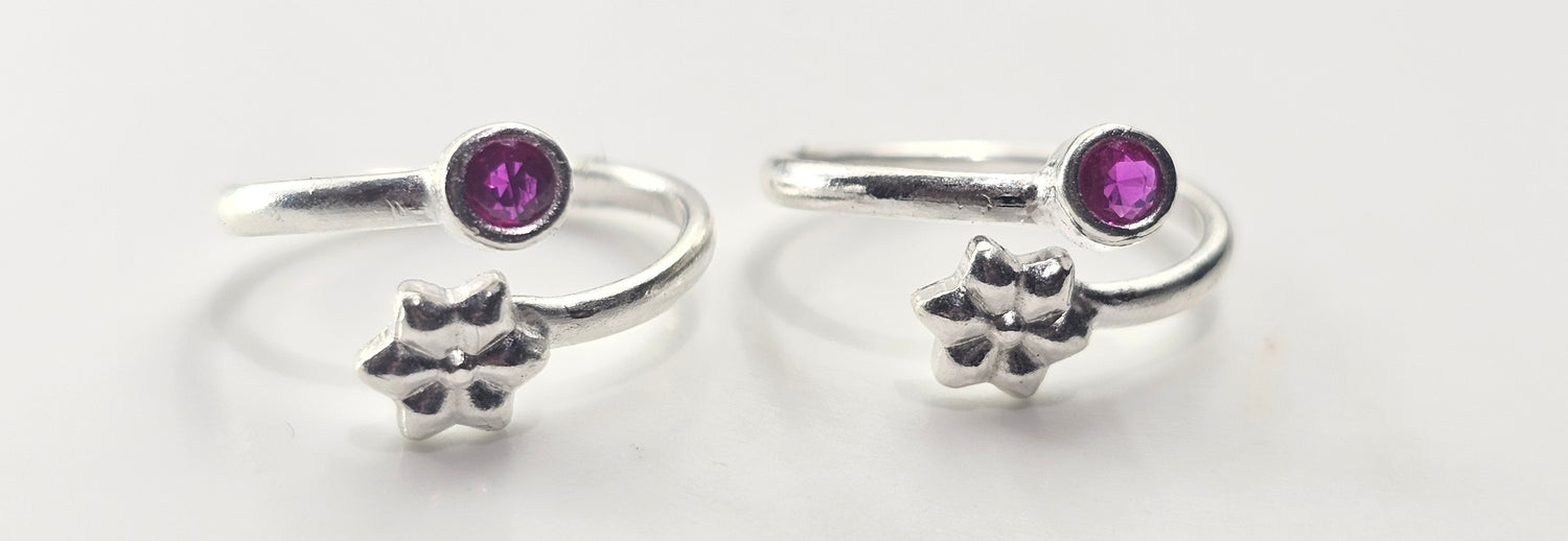 92.50 Silver Toe Ring 378