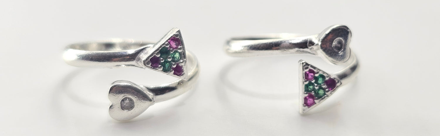 92.50 Silver Toe Ring 383