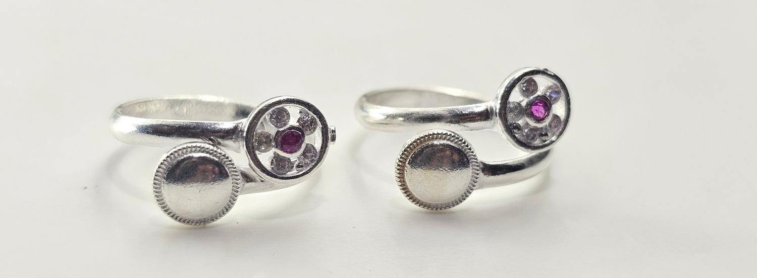 92.50 Silver Toe Ring 411