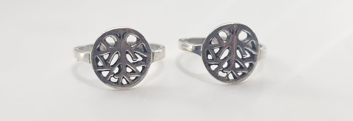 92.50 Silver Toe Ring 388