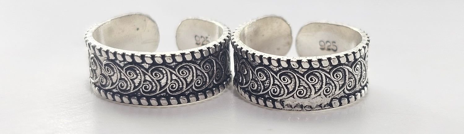 92.50 Silver Toe Ring 456