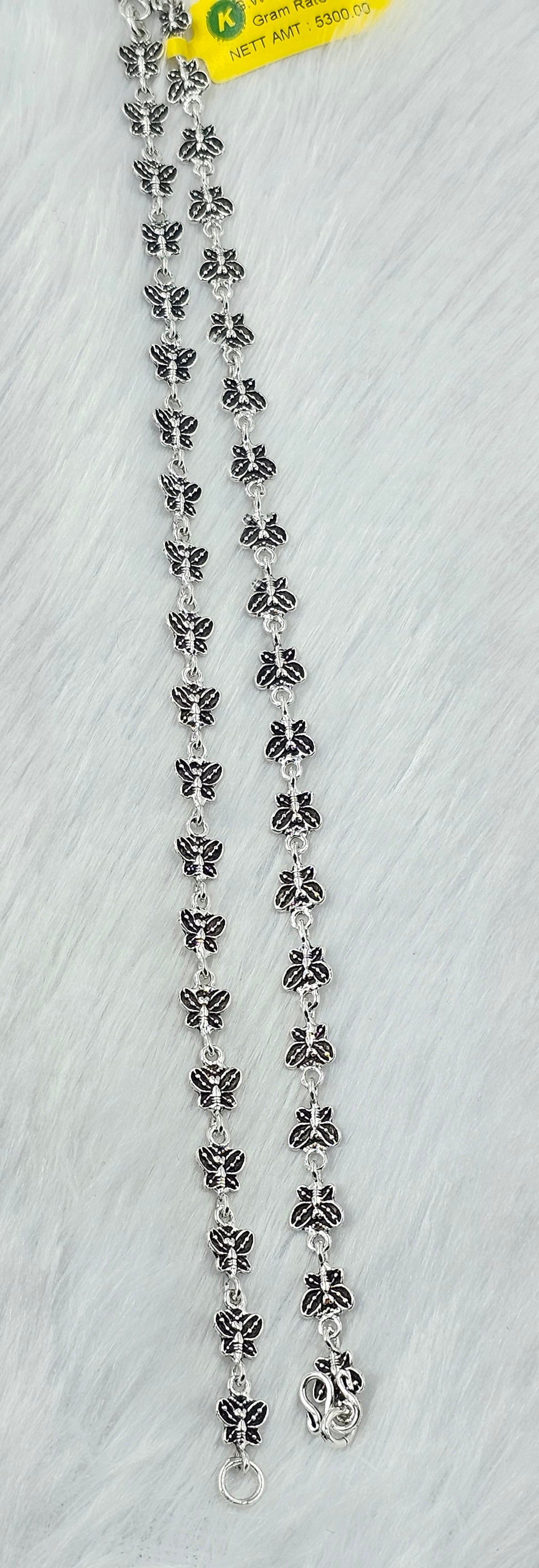 92.50 Silver Anklet 324