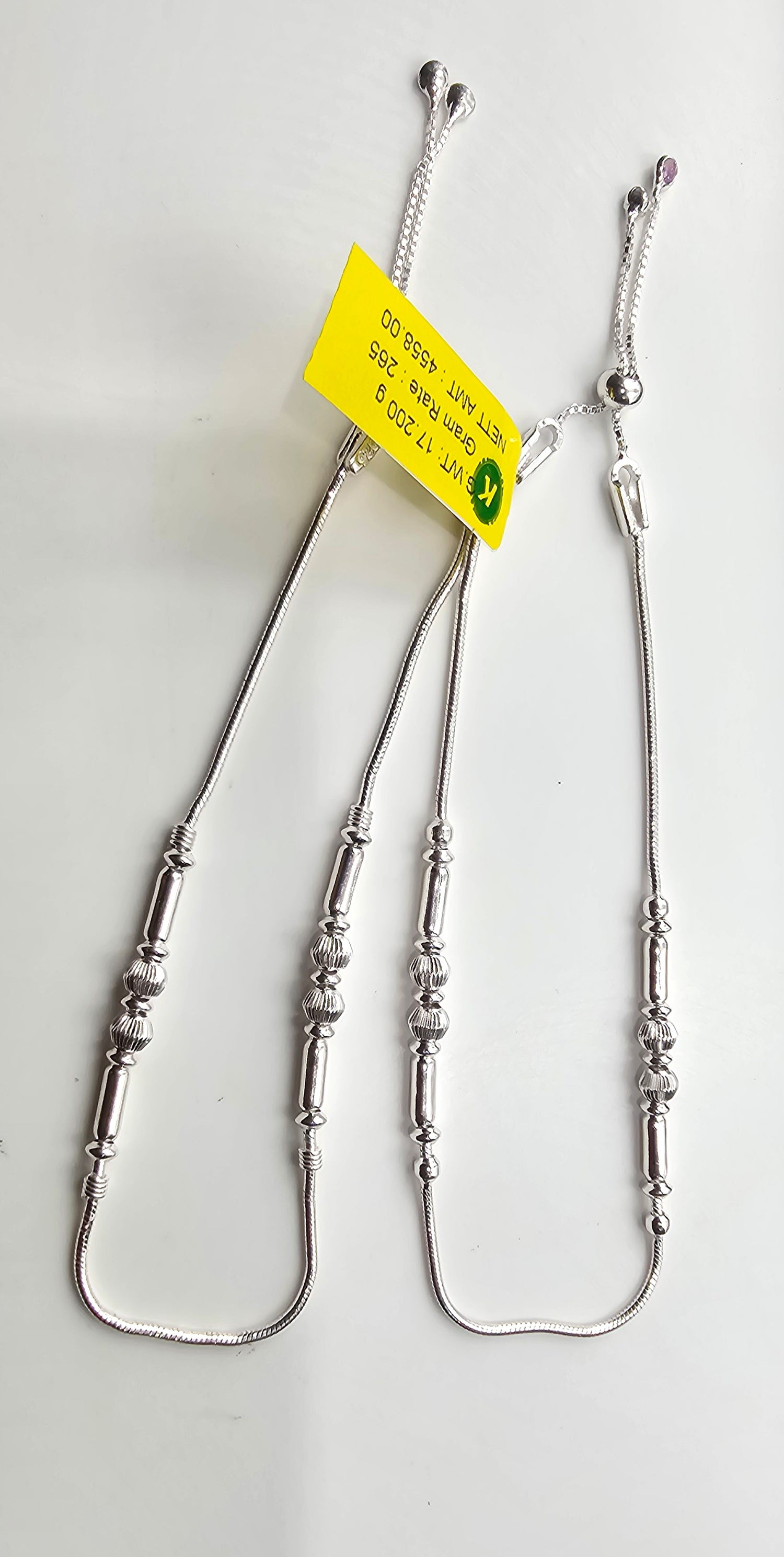 92.50 Silver Anklet 326