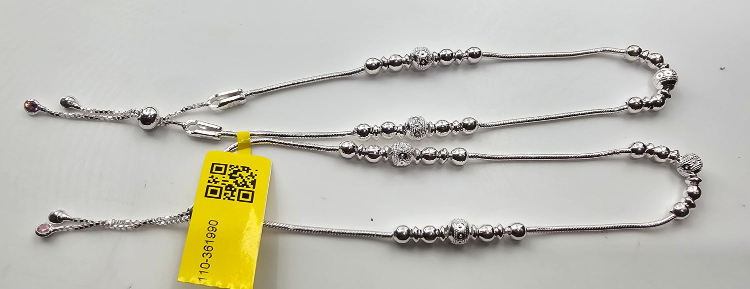 92.50 Silver Anklet 338