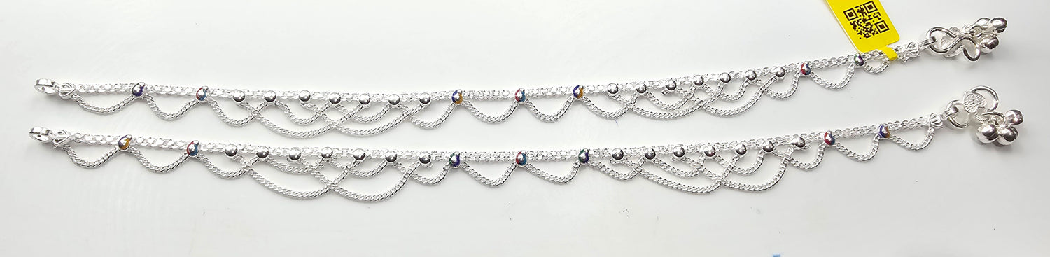 92.50 Silver Anklet 328