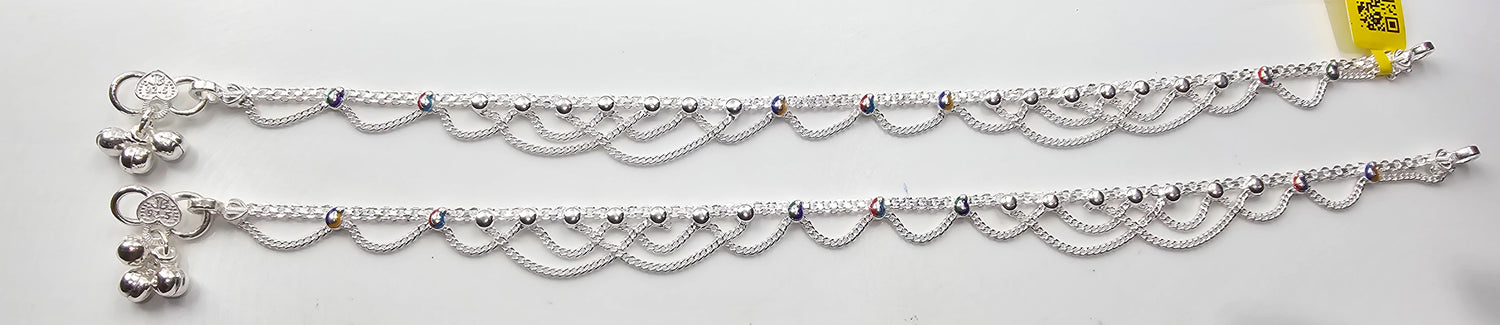 92.50 Silver Anklet 330