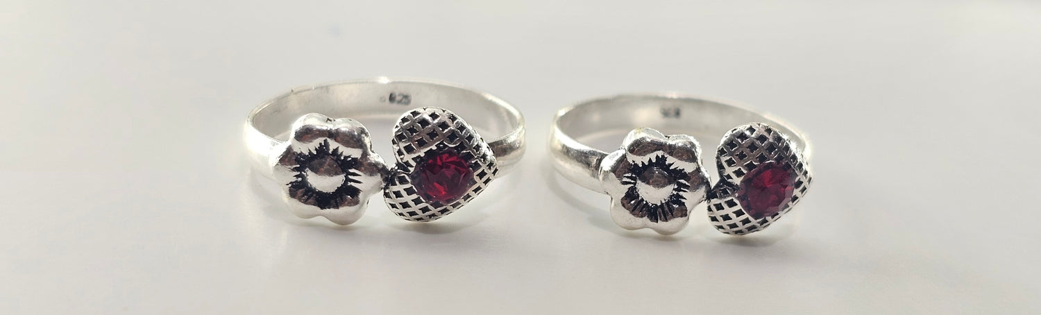 92.50 Silver Toe Ring 615