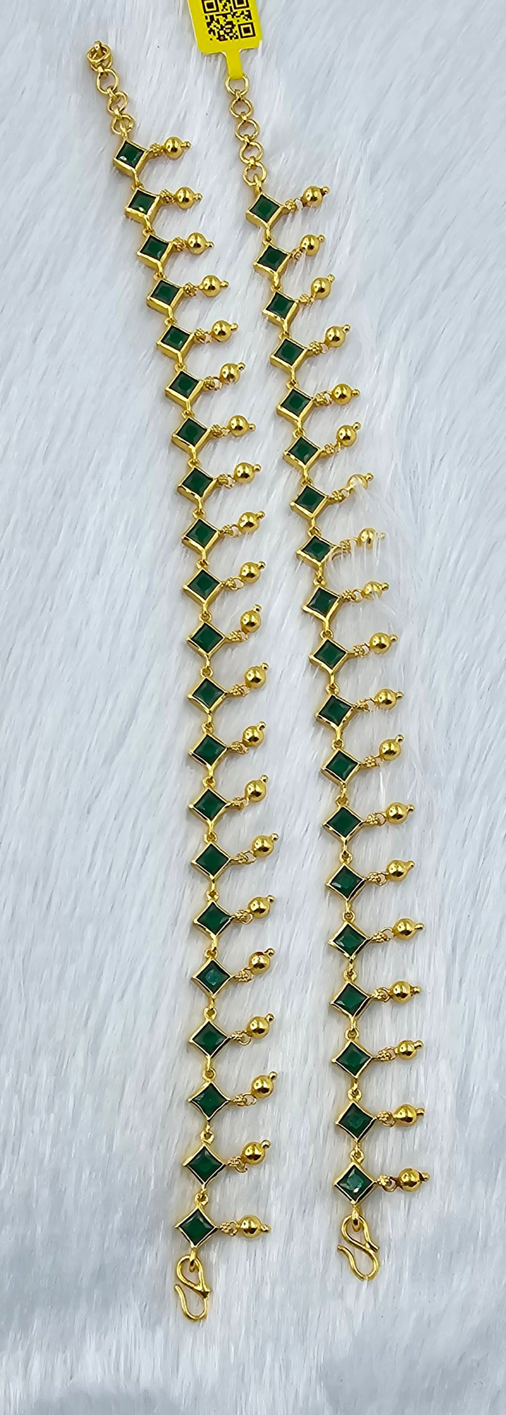 92.50 Gold Plated Silver Anklet 349