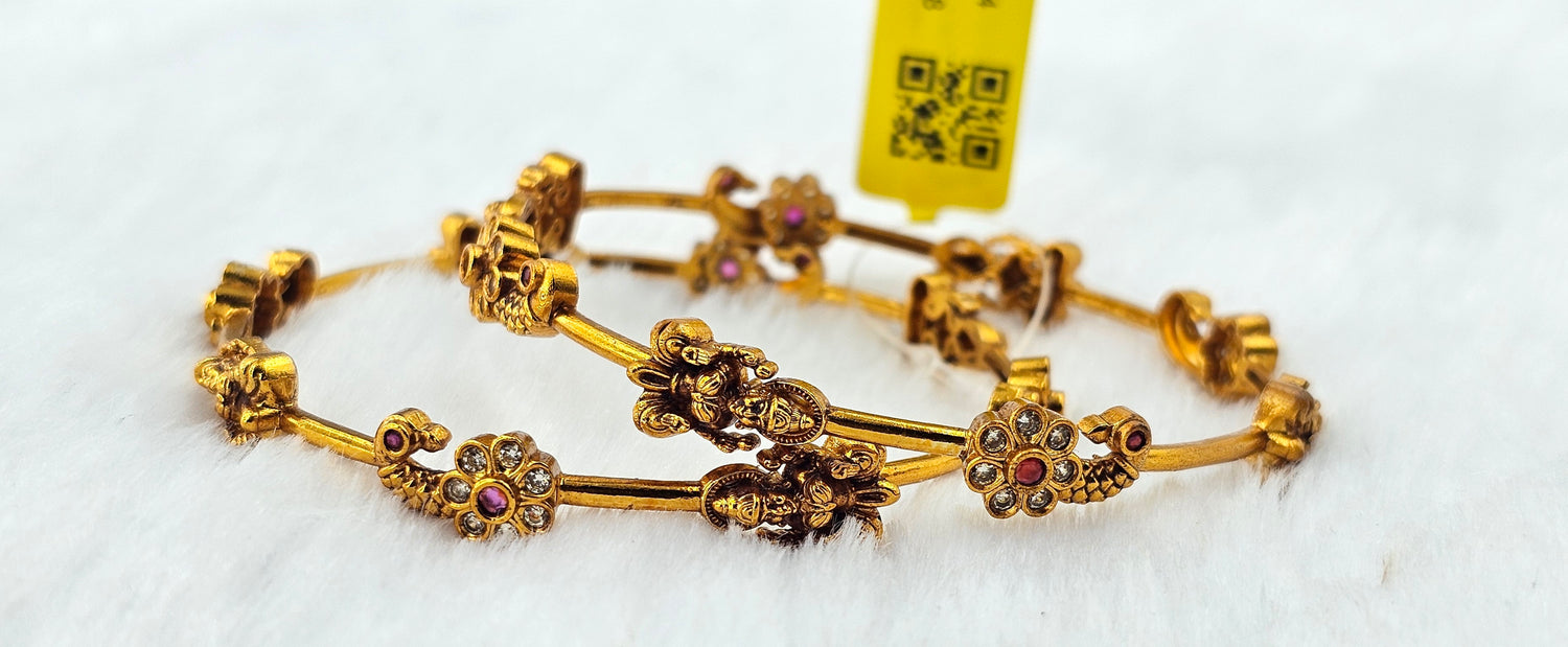 92.50 Gold Plated  Silver Bangle 97